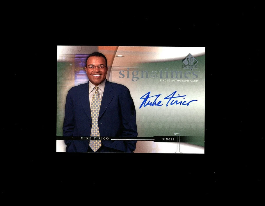 VERY RARE 2004 SP Authentic GOLF SSP MIKE TIRICO AUTO! ESPN LEGEND - Image 1 of 1