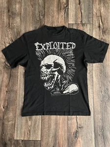 Vintage 90s The Exploited Total Chaos Punk Not Dead T-Shirt - Picture 1 of 15