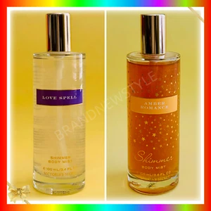 Victorias Secret LOVE SPELL , AMBER ROMANCE SHIMMER Mist 3.4 oz U pick NEW - Picture 1 of 3