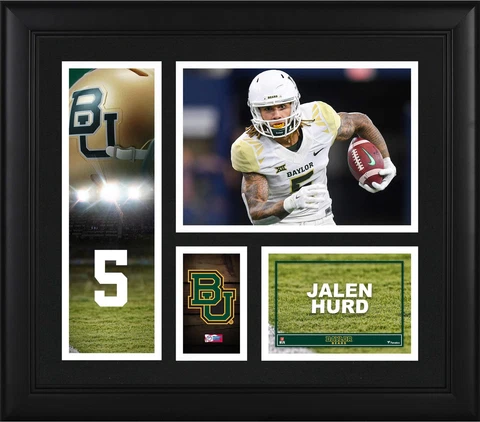 Jalen Hurd Baylor Bears Framed 15" x 17" Player Collage Cover