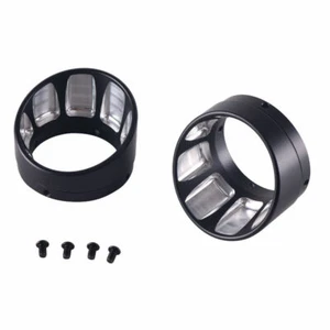 SHARKROAD 4”Exhaust End Tips Only for 4”Straight Slip On Mufflers Black - Picture 1 of 7