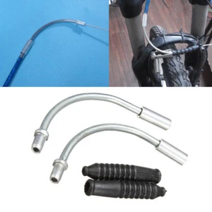 2x V BRAKE NOODLES w/ Cable Pipe Boot Gaiter For Hybrid & Mountain Bike & Cycles - Picture 1 of 11