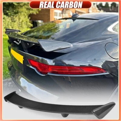 Alerón trasero de maletero de carbono real para Jaguar F-TYPE SVR R cupé 2014-2021 Foto 1 de 4