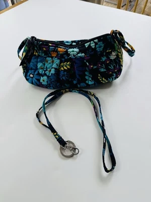 Vera Bradley Bandolera y Cordón a Juego Azul Medianoche Cremallera Top Ajustable Foto 1 de 4