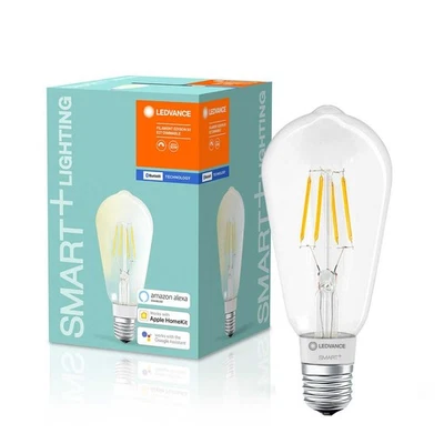 LED Filament Smart+ ST64 Edison 6W = 60W E27 klar 810lm warm Dimmbar Bluetooth - Bild 1 von 4