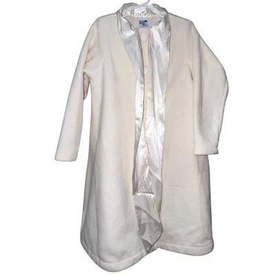 The Bailey Boys Kids Cream Fleece Lined Robe Size 7 - Image 1 of 4