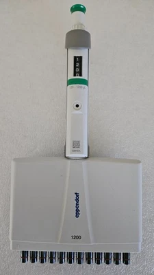 Eppendorf Research Plus 12-MultiChannel Pipette 100-1200 uL: Calibrated New Seal - Image 1 of 3
