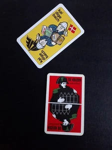 Genuine Vintage,Swap/playing cards. Ads , From Denmark, Germany. - Picture 1 of 1