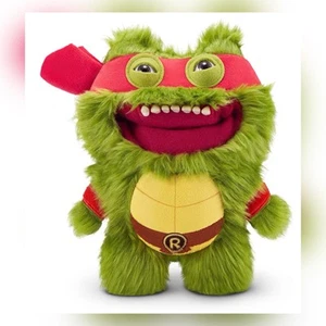 Peluche Fuggler Raphael TMNT 15707D Ufficiale Teenage Mutant Ninja Turtles Giocattolo Nuovo - Foto 1 di 6