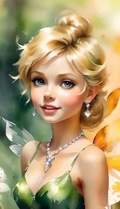 TINKER BELL 13”x19" FINE Art Print - only 6 signed and numered prints made - Picture 1 of 5