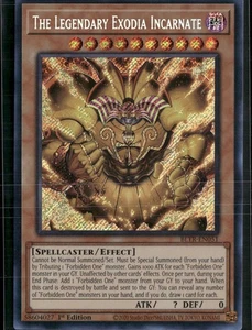 Yu-Gi-Oh! The Legendary Exodia Incarnate BLTR-EN051 Secreto Raro 1ª Edición Casi Nuevo - Imagen 1 de 1