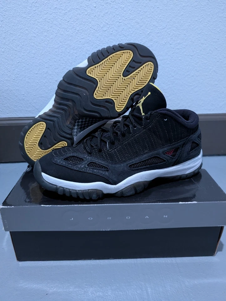 Nike Air Jordan 11 ретро IE низкий Zest желтый черный размер 10 - Изображение 1 из 4