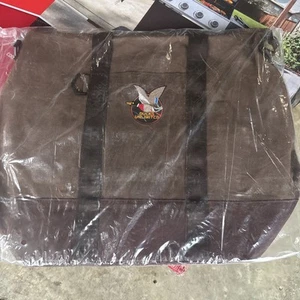 Ducks Unlimited Brown Canvas Soft Sided Zip Cooler Camping Fishing Hunting - Picture 1 of 8