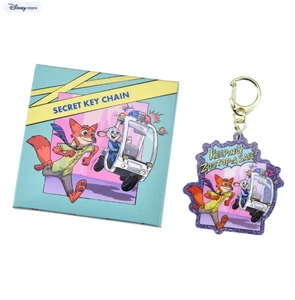 Disney Store Zootopia Secret Keychain ZOOTOPIA COMIC STYLE Random 1 Keychain - Picture 1 of 2