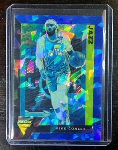 Mike Conley #171 2020-21 Panini Flux Blue Cracked Ice PRIZM Jazz A0120A