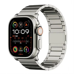 Titanium Band Strap for Apple Watch Ultra 2 &1 49mm Titanium Metal Bracelet - Zdjęcie 1 z 10
