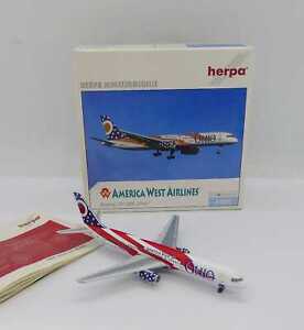 34670 HERPA WINGS / GERMANY / BOEING 757-200 AMERICAN WEST AIRLINES N905AW 1/500