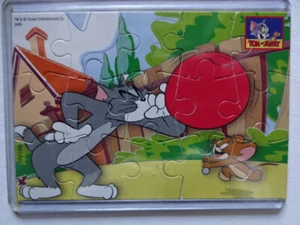 Board Game " Jigsaw Puzzle / Tom & Jerry - Inflating Tom Ballooning - Picture 1 of 1