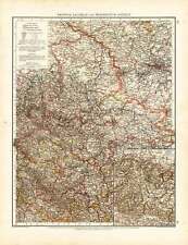 Antique Map-GERMANY-GERMAN PROVINCE OF SAXONY-DUCHY OF ANHALT-Andree-1904