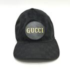 GUCCI 627114 Gucci Off The Grid GG Logo hat cap baseball cap Nylon Black Gold