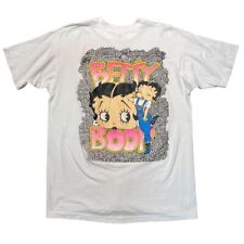 Betty Boop Tee T Shirt Size XL Made In USA Vintage 90's Fruit of the Loom