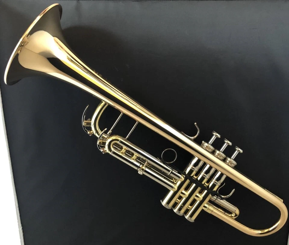 YAMAHA Xeno TRUMPETA YTR-8335G Laca Transparente Latón Dorado con Estuche EMS Seguimiento NUEVO Foto 1 de 1