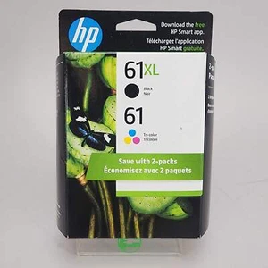 New HP 61XL CZ138FN Black, Yellow, Cyan and Magenta Ink Cartridge - Photo 1/3