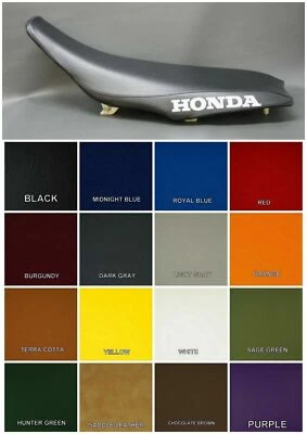 HONDA CR80R Seat Cover CR85R 1996-2008 BLACK, 25 colors, 2-tone  HONDA SIDE Foto 1 de 4