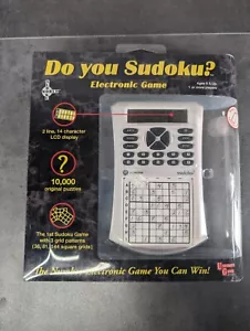 Do You Sudoku? Electronic Hand Held Game LCD Display, Puzzle Game Batteries Inc - Picture 1 of 2