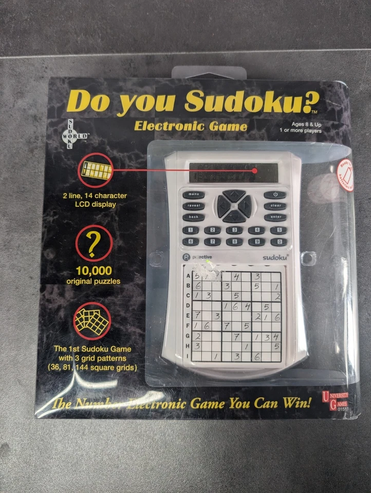 Do You Sudoku? Electronic Hand Held Game LCD Display, Puzzle Game Batteries Inc - Image 1 of 2