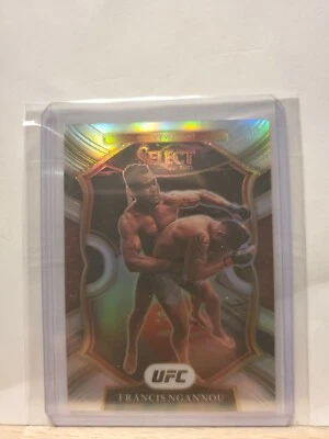 2021 Panini Select UFC Francis Ngannou concourse SILVER Prizm #92 - Image 1 of 2