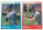 1988 STAR Durham Bulls Minor League baseball card ORANGE & BLUE - PICK Player