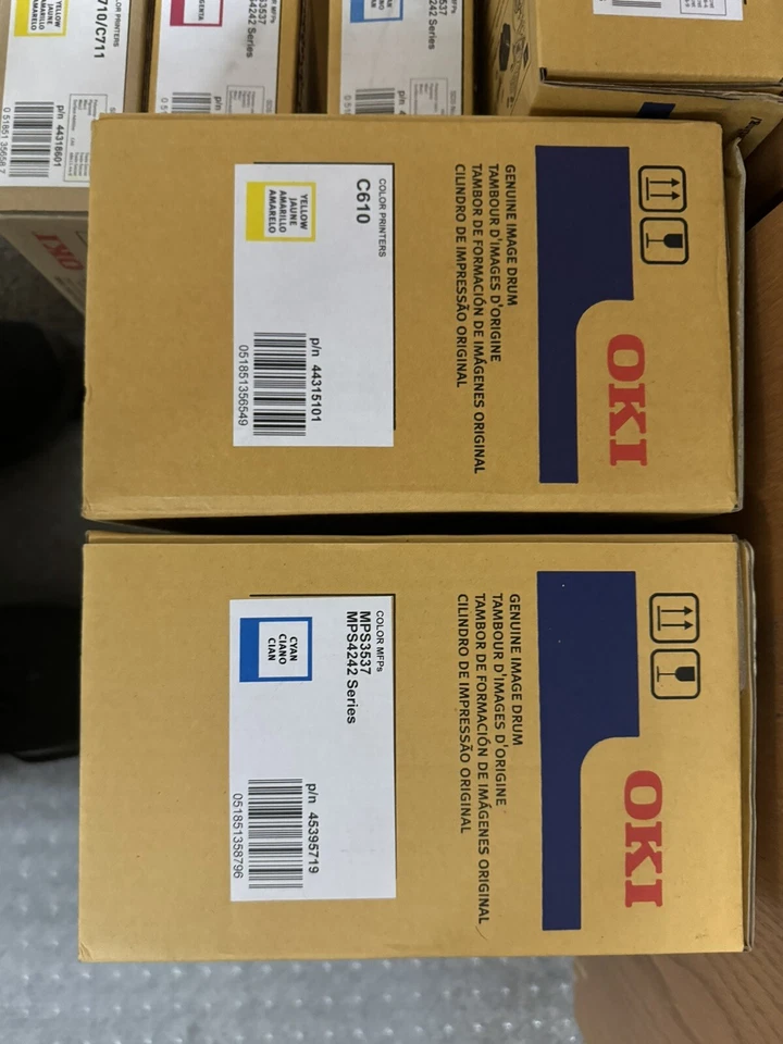 Cartuchos de tinta de impresora Oki MPS3537MC tambores y correa Foto 1 de 3