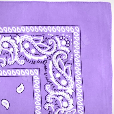  Lot of 3 Pack Paisley Bandana Head Wrap 100% Cotton Scarves - Image 1 of 3