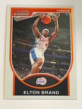 2007-08 Bowman Chrome Basketball #42 - Elton Brand - Los Angeles Clippers