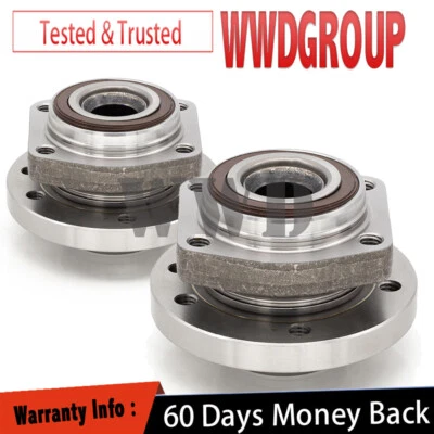 Pair Front Wheel Hub and Bearings For 1994-1997 Volvo 850 & 1998 C70 S70 V70 Foto 1 de 4