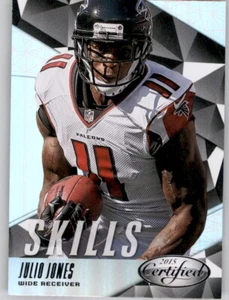 2015 Certified Silver Foil Julio Jones PWE Refractor Insert Falcons #8 - Picture 1 of 2