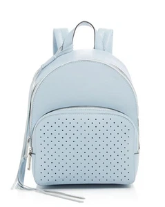 Rebecca Minkoff Backpack Perforated Stars Bleached Blue New $325 - Picture 1 of 12