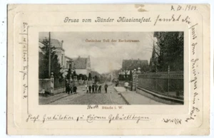 AK Bünde,Missionsfest,Östlicher Teil Eschstraße,bei Melle,Herford 1909 - Picture 1 of 2