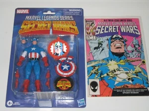 MARVEL LEGENDS SECRET WARS: PERSONAGGIO 6" CAPITAN AMERICA / FUMETTO SECRET WARS #7 - Foto 1 di 5