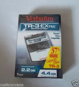 Verbatim TR-3 EXtra Minicartridge 2.2GB-4.4GB Travan & QIC Drive Compatible - Picture 1 of 2