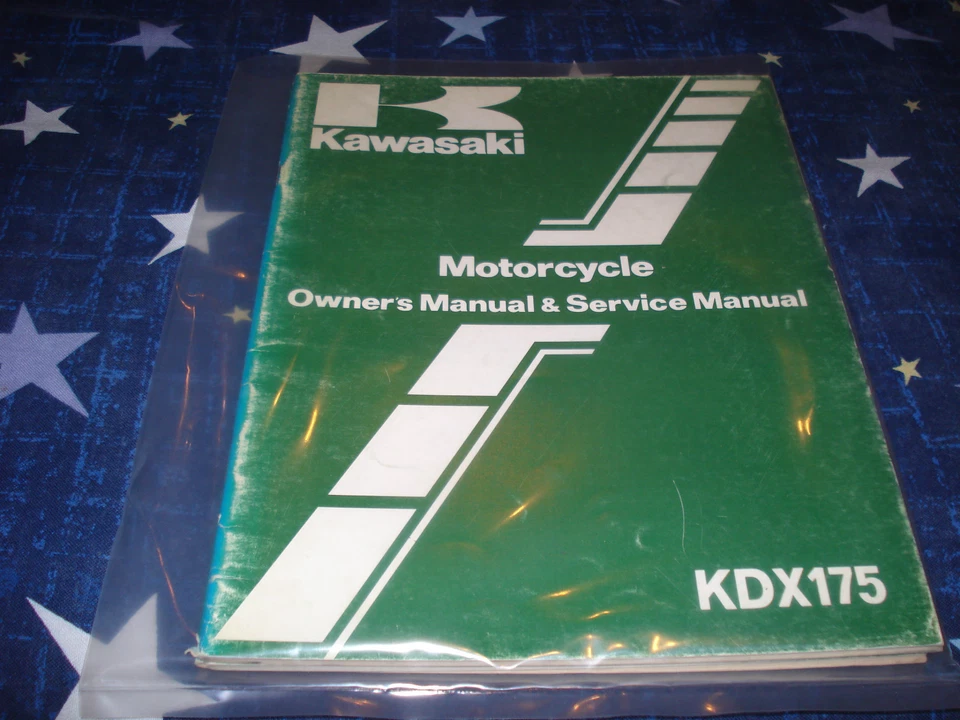 Kawasaki 1982 KDX175 manual del propietario y manual de servicio Foto 1 de 1