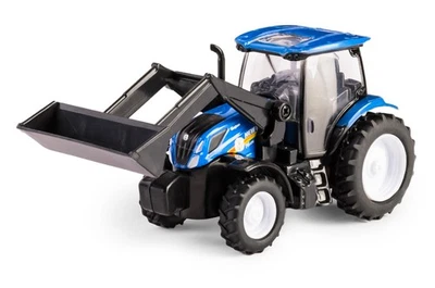 Mini New Holland T4 Loader Construction Tractor Toy Model Diecast NewRay 1:64 - Image 1 of 4