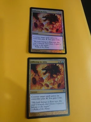 Offering to Asha x2 Instant  Alara Reborn. Magic the Gathering FOIL 2 Card. - Image 1 of 4