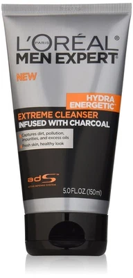 Limpiador facial L'Oréal Paris Expert Hydra carbón energético para hombre, 5 fl... Foto 1 de 2
