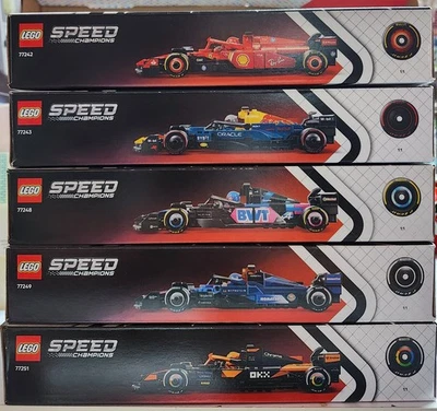 LEGO F1 Speed Champions Lot of 5 Building Sets New in Box GREAT VALUE! - Image 1 of 4
