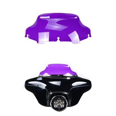 Parabrisas PMMA púrpura de 8,0" para Harley 96-13 Street Glide FLHXS FLHX Foto 1 de 4