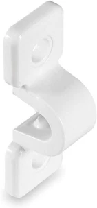 Rubbermaid FG3D30LWWHT White C-Clamp 20 Count - Picture 1 of 1