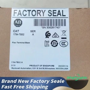 1PC 1794TB32 New Sealed AB 1794-TB32 SER A Flex I/O Terminal Block Base - Picture 1 of 2