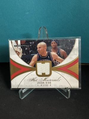 2007-08 Fleer Hot Prospects / Jason Kidd GAME USED JERSEY PATCH - Image 1 of 2